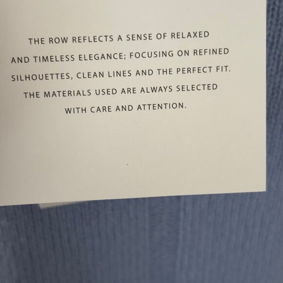 The Row Ellet Cashmere Wool Knit Crewneck Sweater Pastel Blue Size Large NWT - Picture 7 of 9